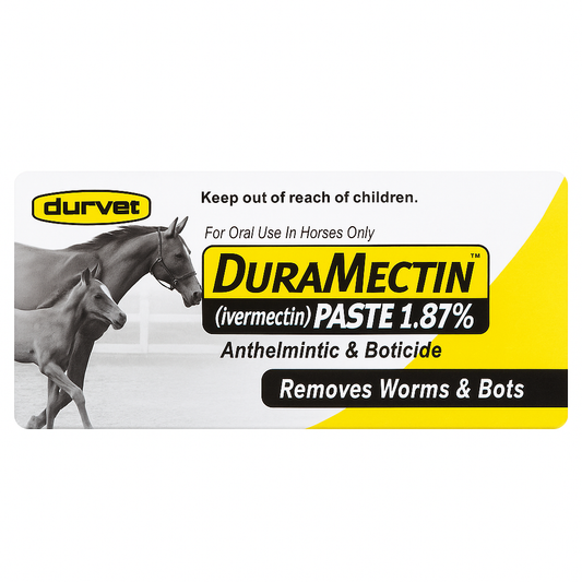 Durvet DuraMectin Ivermectin Paste 1.87% Horse Dewormer – 6.08g